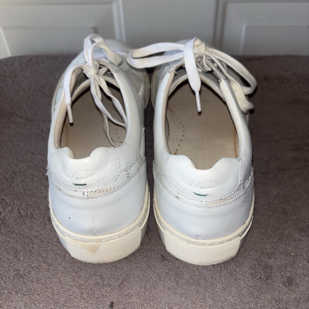 Moral Code White/Shale Patchwork Leather Sneakers… - image 5